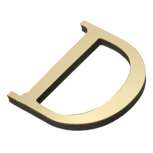 Unique Bargains Self-Adhesive Letter Acrylic Alphabet Mirror Wall Stickers - 1 of 4