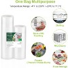 Bonsenkitchen Vacuum Food Sealer Rolls Bags, 8" x 50' & 11" x 50' Commercial Grade BPA Free Durable Customized Food Bags for Storage and Sous Vide - image 3 of 4