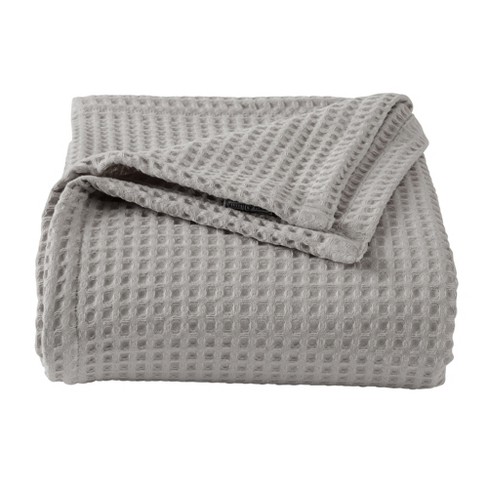 Waffle throw grey new arrivals