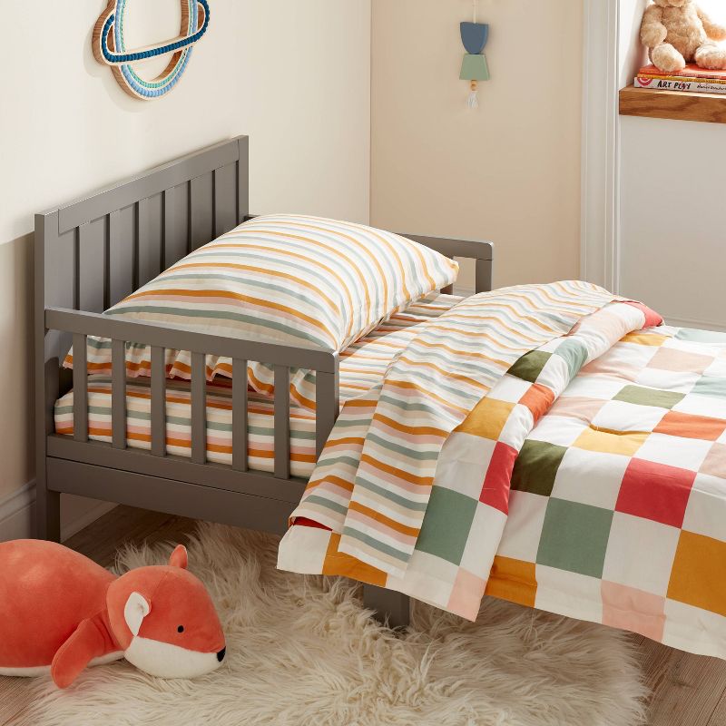 Striped Cotton Kids' Sheet Set - Pillowfort™, 3 of 9