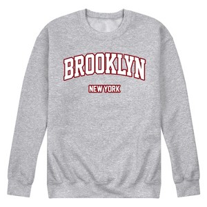 Men's - Instant Message - Brooklyn New York Graphic Fleece Sweatshirt - 1 of 4