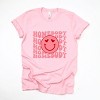 Simply Sage Market Homebody Stacked Smiley Face Short Sleeve Tee - 2 of 4
