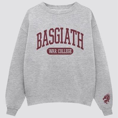 Women's Basgiath War College Graphic Sweatshirt - Gray