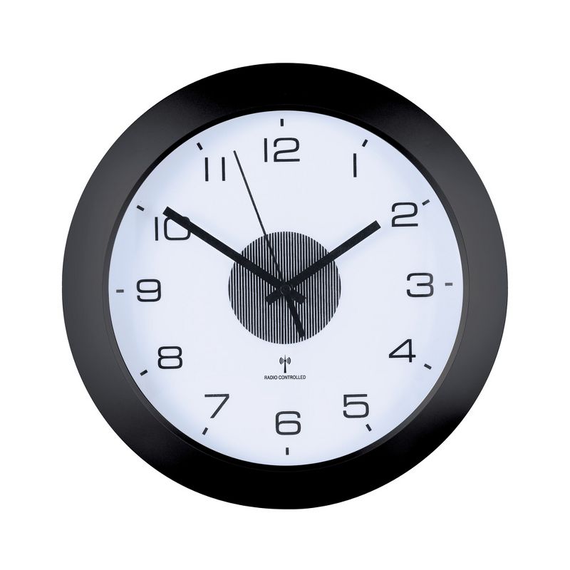 Collections Etc Split-second Precision Atomic Wall Clock With Light 12 X 12 X 2.25 White, 1 of 4