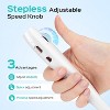 COSLUS Cordless Electric Nail Drill File: Nail Drill Machine with Stepless Speed Knob for Acrylic Gel Dip Powder Polish, Professional Portable - 3 of 4