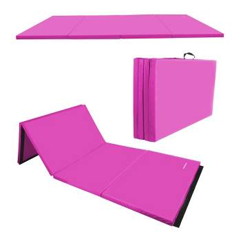 BalanceFrom Fitness GoGym 6'x2'x1.5 Folding 3 Panel Gym Mat, Purple (Open  Box)