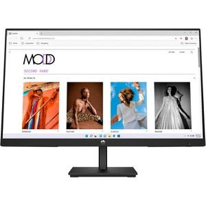 HP V24i G5 Computer PC Monitor 24 Inch FHD 1080p IPS 60Hz Refresh Rate 5ms Response Time 250 Nits Brightness AMD FreeSync - Manufacturer Refurbished - 1 of 4