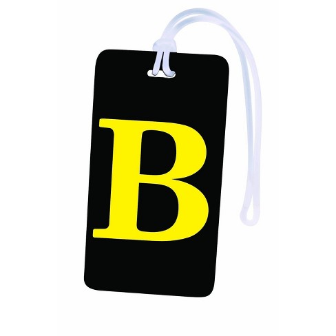 Pack of 10 Travel Luggage Bag Tag Plastic Suitcase Baggage Office Label,  Black