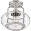 Quoizel Lighting Trilogy 1 - Light Semi-Flush Mount in  Brushed Nickel - 4 of 4