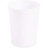 Juvale 16-Pack Reusable Plastic Cup Party Tumblers Stadium Cups, White, 16 oz - 3 of 4