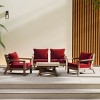 WestinTrends Avalon Outdoor 5-Piece Modular Sectional Patio Furniture Sofa Set - 2 of 4