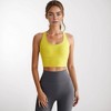 Anna-Kaci Active Women's Crisscross Back Sports Bra with Wide Elastic Band and Supportive Straps for Activewear - 2 of 4