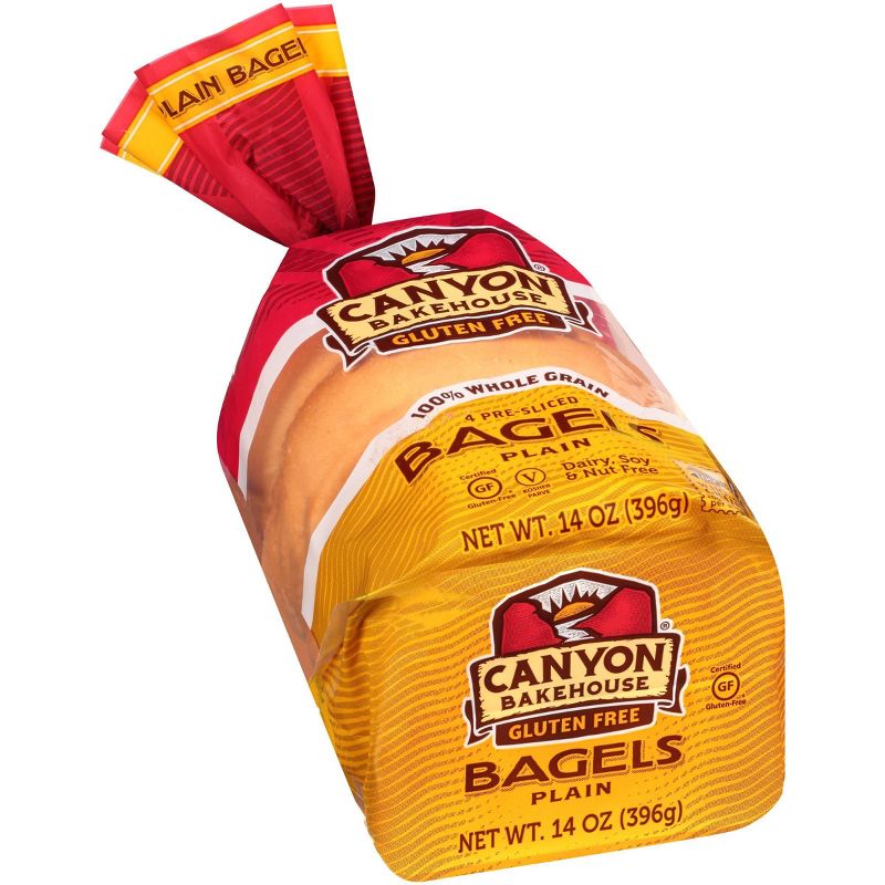 Canyon Bakehouse Gluten Free Plain Bagels - 14oz/4ct, 5 of 12