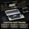 MaseiKar B75 Mechanical Keyboard, 75% Hot Swappable Keyboard , RGB Backlit Gasket Gaming Keyboard with Double-Shot PBT Keycaps(black, cocoa cream v2) - 4 of 4
