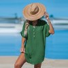 Women's Breezy Beach Button-Down Beach Cover-Up Shirt Dress - Cupshe - 4 of 4