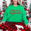 Simply Sage Market Whimsical Merry Christmas Sweatshirt - 2 of 4