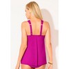 Swimsuits for All Bra Sized Drape Front Lightweight Underwire Tankini Top (Plus Sizes Available) - 3 of 4