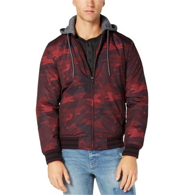 American Rag Mens Tonal Camo Bomber Jacket