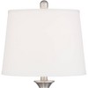 Regency Hill Arden 25" High Twist Column Modern Coastal Table Lamps Set of 2 Green-Blue Glass Living Room Bedroom Bedside Nightstand House Office - 3 of 4