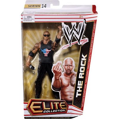 wwe the rock elite collection action figure