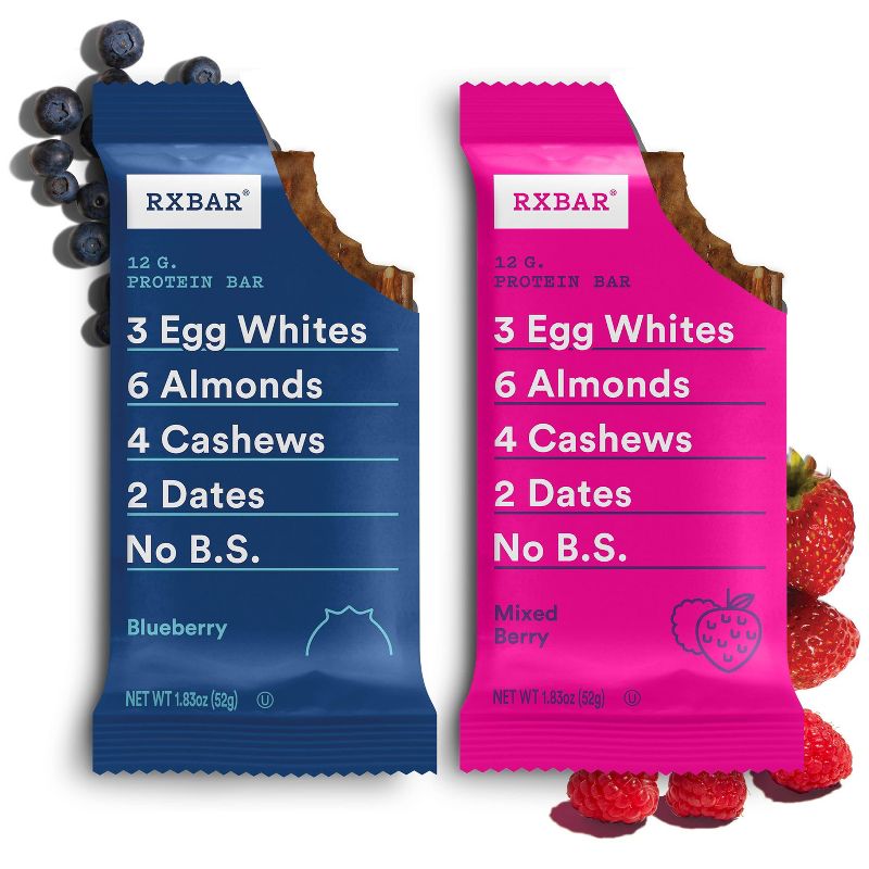 RXBAR Mixed Berry/Blueberry Protein Bars - 18.3oz/10ct, 3 of 11