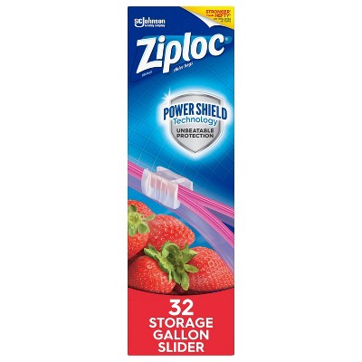 Ziploc Storage Slider Gallon Bags