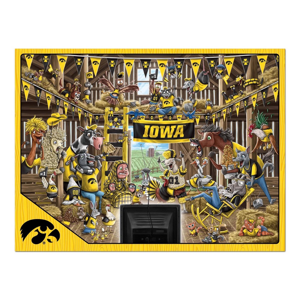 Photos - Jigsaw Puzzle / Mosaic NCAA Iowa Hawkeyes Barnyard Fans 500pc Puzzle