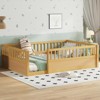 ALEXOUN Floor Bed with Fence & Door - Kids Bed Montessori Frame - Easy Assembly, No Spring Box Needed - for Playroom Bedroom - 4 of 4