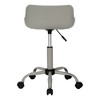 Okak Modern Height-Adjustable Office Chair, Desk Chair with Metal Base and Wheels, 360 Swivel Computer Chair for Study, Office - 4 of 4