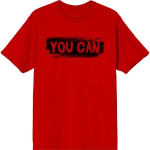 "You Can" Gym Culture Adult Crew Neck Short Sleeve Tee - 1 of 2