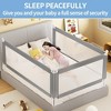 Hachikiko 78.7-Inch Toddler Bed Rail - Adjustable Safety Guardrail for Queen, King, Twin & More Beds - 3 of 4