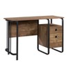 Homy Casa Engineered Wood Office Desk with Storage Drawers, Oak - 2 of 4