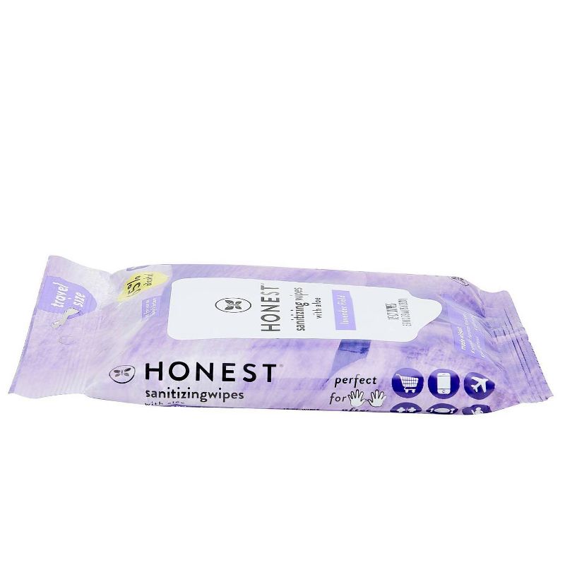 The Honest Company Alcohol Hand Sanitizing Wipes - Lavender Field - (Select Count), 5 of 6