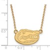 Black Bow Jewelry 14k Yellow Gold Florida Gators NCAA Necklace 18 Inch - 2 of 4