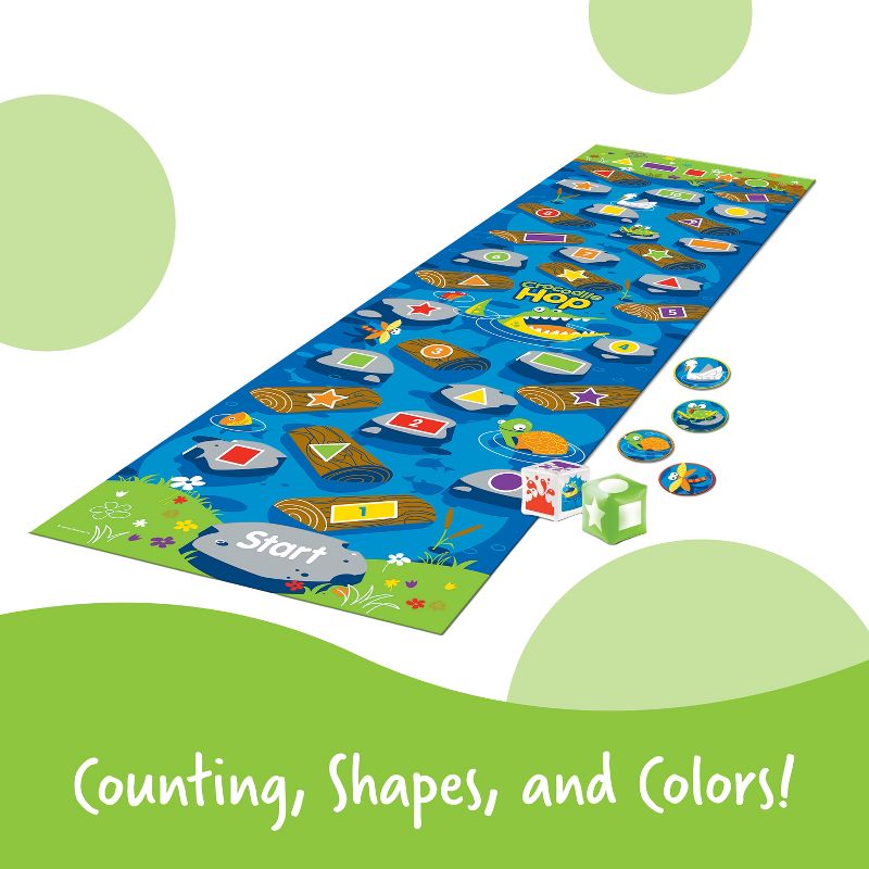 Learning Resources Crocodile Hop Floor Game - Ages 3+ Indoor Games for Toddlers, Gross Motor Skills Toys for Kids, Preschool Learning Activities, 3 of 7