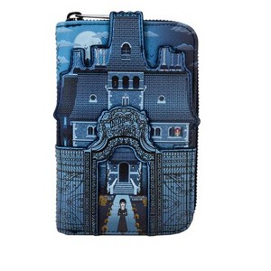 Loungefly MGM Wednesday Nevermore Castle Zip Around Wallet - 1 of 4