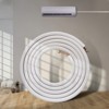 VEVOR 25FT Mini Split Line Set, 1/4" & 1/2" O.D Copper Pipes Tubing and Triple-Layer Insulation,for Air Conditioning or Heating Pump Equipment,White - 2 of 4