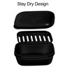 Unique Bargains Plastic Soap Dish Keep Soap Dry Soap Cleaning Storage for Home Bathroom Kitchen - 3 of 4