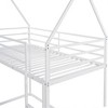 NicBex Bunk Bed Twin over Twin Classic House Shape Bed Frame with High Guardrail and Detachable Design Ladder, No Spring Box Required - 4 of 4