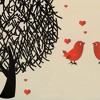 Slickblue Birds In Love Vinyl Wall Decal 19.7"x27.6" - Easy to Apply Decorative Stickers for Home Walls - 3 of 3