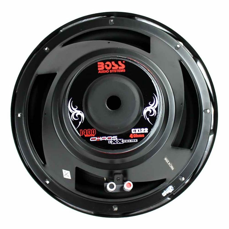 Boss Audio Chaos 12 Inch 1400 Watt 4 Ohm Car Audio Power Subwoofer CX122, 6 of 8