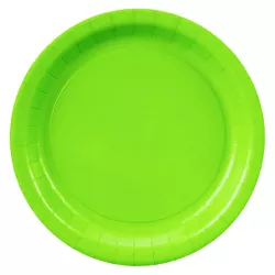 24ct Dessert Plates - Lime Green