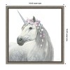 Amanti Art Spirit Unicorn II Sq Enchanted by James Wiens Framed Canvas Wall Art - 4 of 4