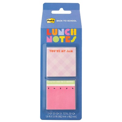 Post-it 2pk Lunch Notes One in a Melon