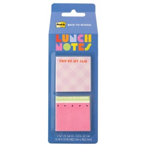 Post-it 2pk Lunch Notes One in a Melon - 1 of 4