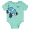Monster Jam Grave Digger El Toro Loco Megalodon Baby 5 Pack Bodysuits Newborn to Infant - 3 of 4