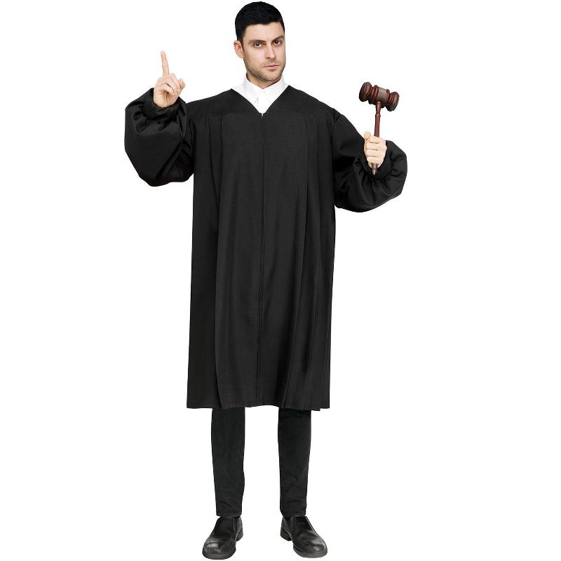 Fun World Judge Robe Adult Costume, 1 of 3