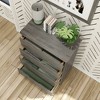 Max & Lily Dresser, 4 Storage Drawers Farmhouse Solid Wood Bedroom Dressers - 2 of 4