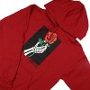 Seven Times Six Men's Familia Hoodie Rose in Skeleton Hand Gothic Family Hooded Pullover Maroon - 4 of 4