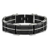 Black Bow Jewelry 17.5mm Stainless Steel & Black Plated Wire Link Bracelet, 8.75 Inch - image 3 of 4